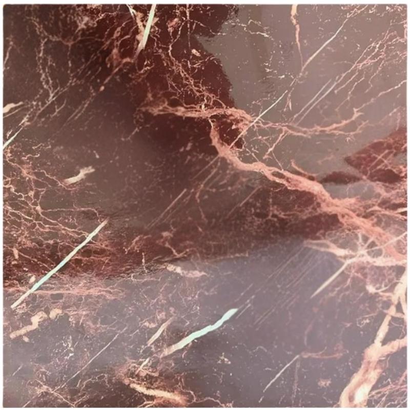 Marble Sheet Sticker | Autumn Brown Design | 60cm x 200cm | Waterproof Self-Adhesive PVC Wallpaper for Furniture & Walls