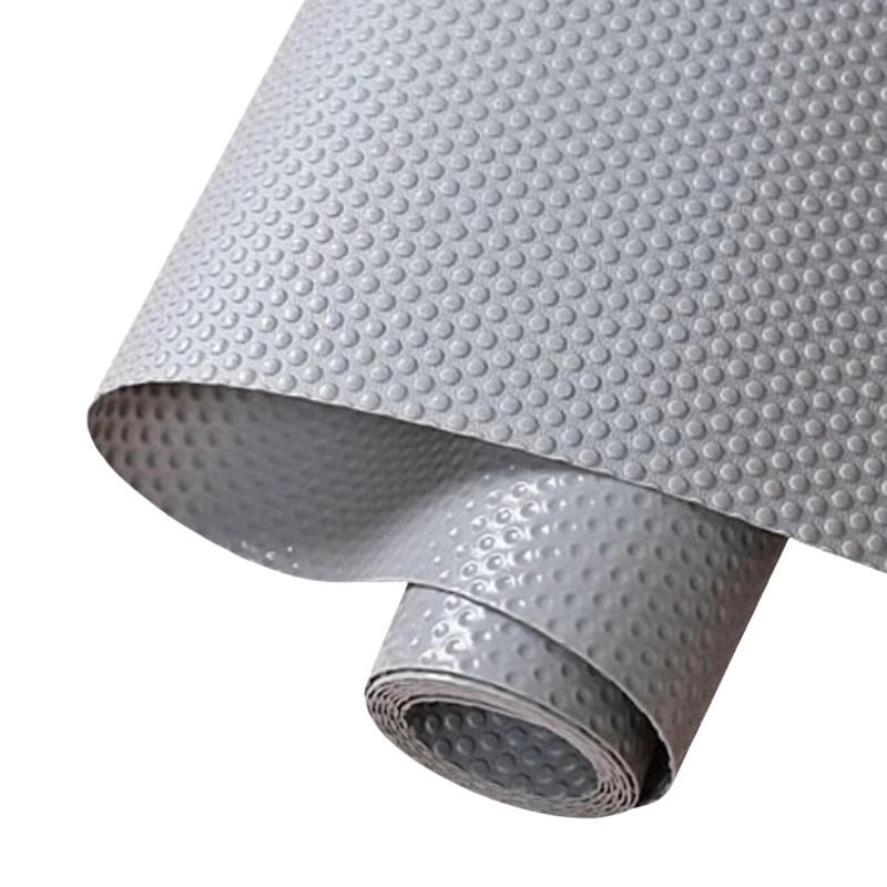 Anti-Slip Fridge & Shelf Mat | Waterproof & Washable Sheet for Kitchen, Drawer, Cabinet Use | Dark Grey Color