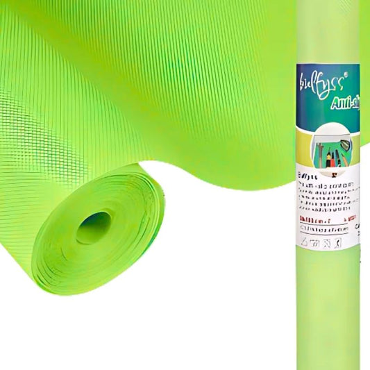 Anti-Slip Fridge & Shelf Mat | Waterproof & Washable Sheet for Kitchen, Drawer, Cabinet Use | Parrot Green