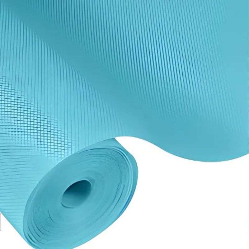 Anti-Slip Fridge & Shelf Mat | Waterproof & Washable Sheet for Kitchen, Drawer, Cabinet Use | Light Blue